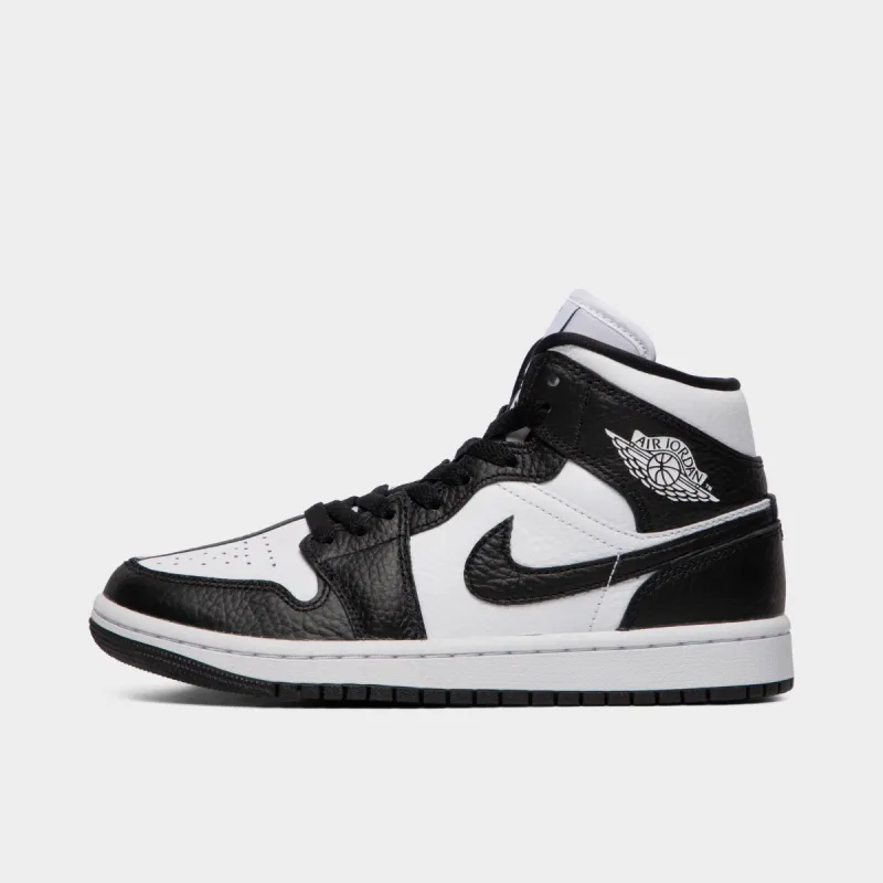 Jordan Women's 1 Mid SE White / White - Black sold by JD Sports