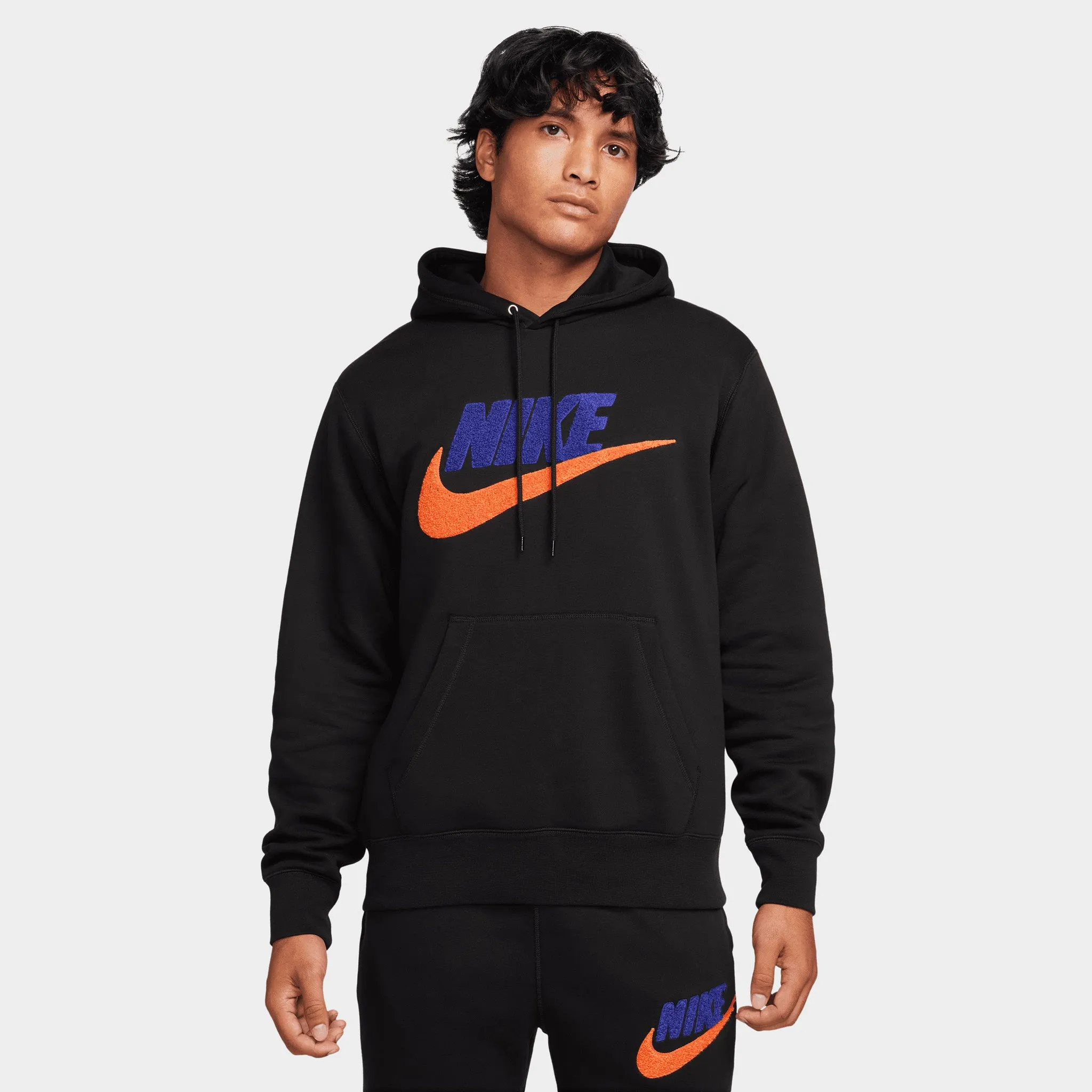 ★★送料無料★★NIKE CHENILLE LOGO FLEECE PULLOVER HOODIE NIKE CLUB CHENILLE PULLOVER HOODIE