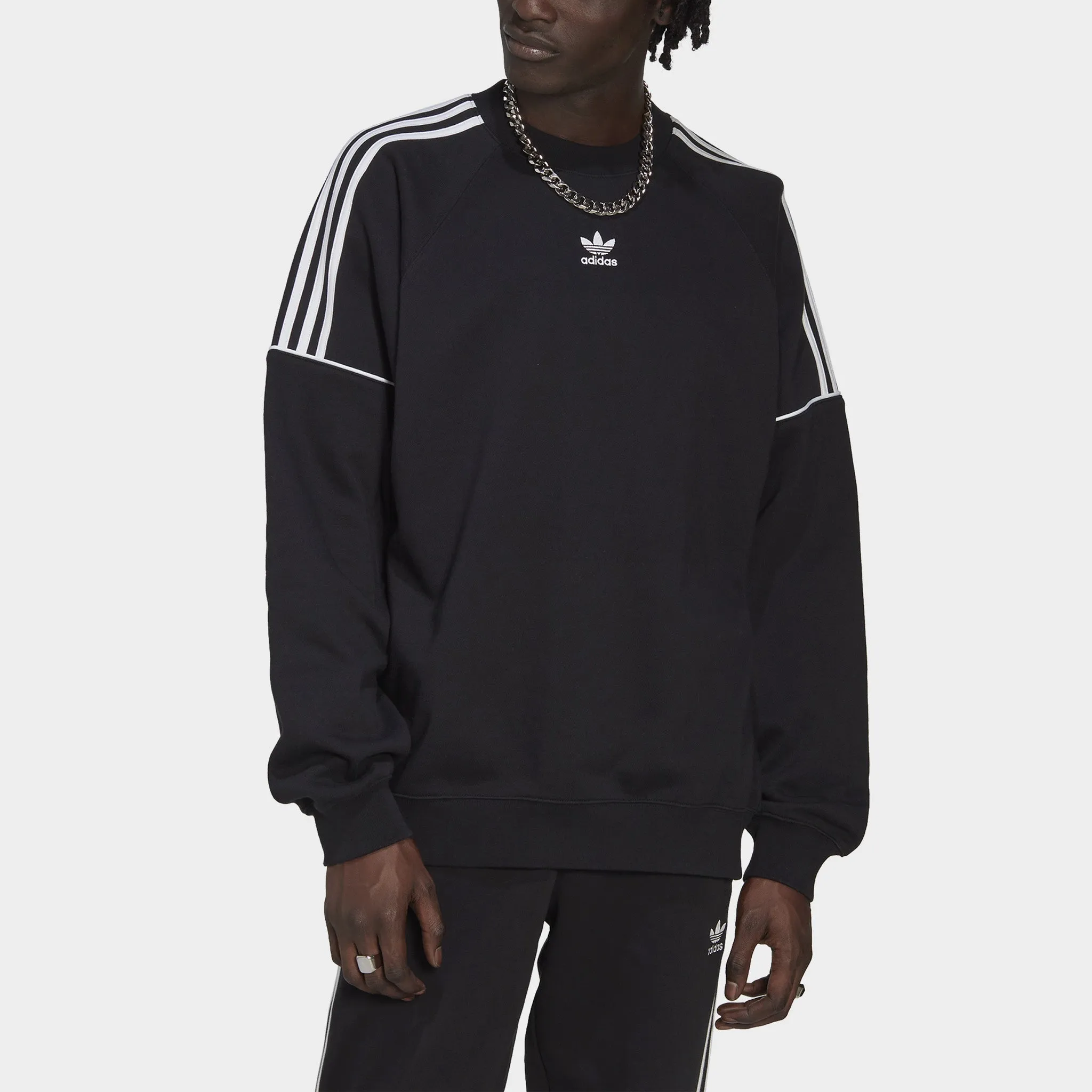 adidas Originals Rekive Crewneck / Black sold by JD Sports product image thumbnail 3