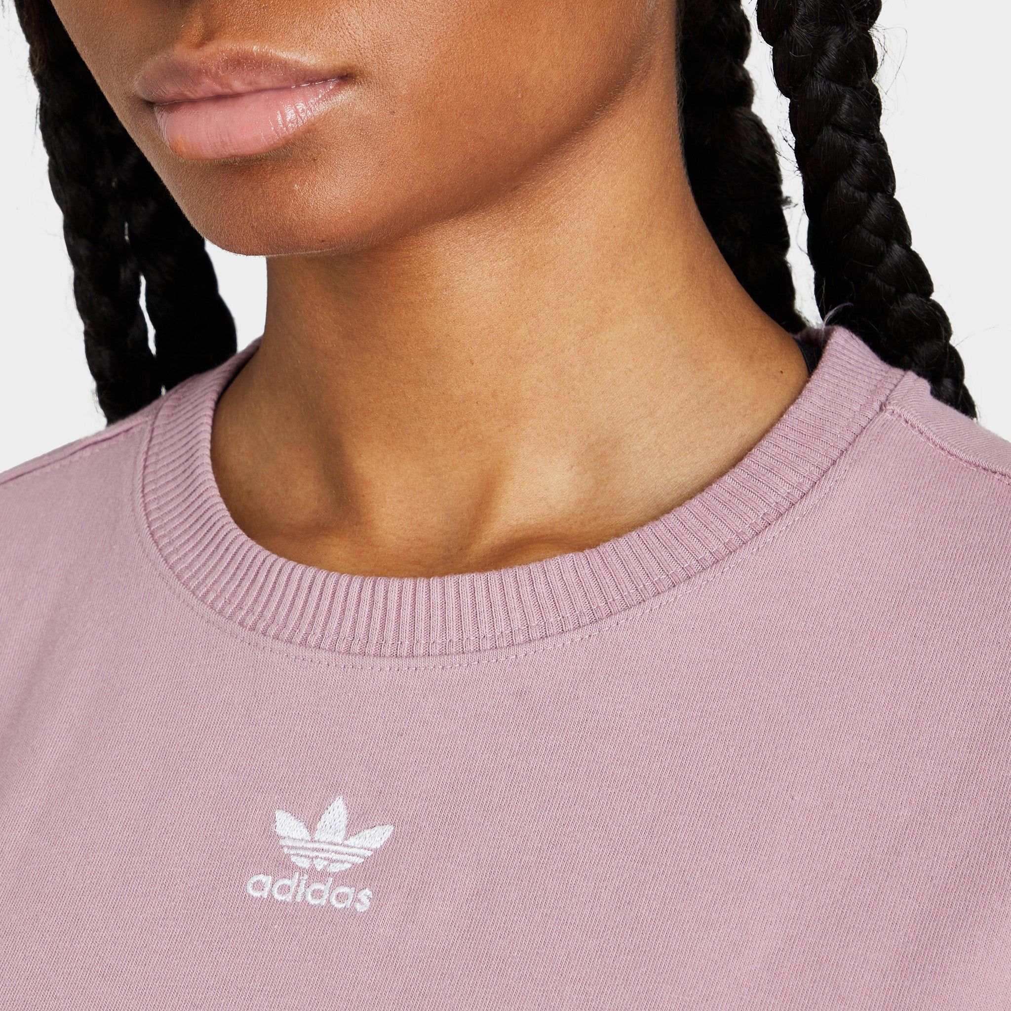 adidas Originals Women’s Loungewear Adicolor Essentials T-shirt / Magic Mauve sold by JD Sports product image thumbnail 4