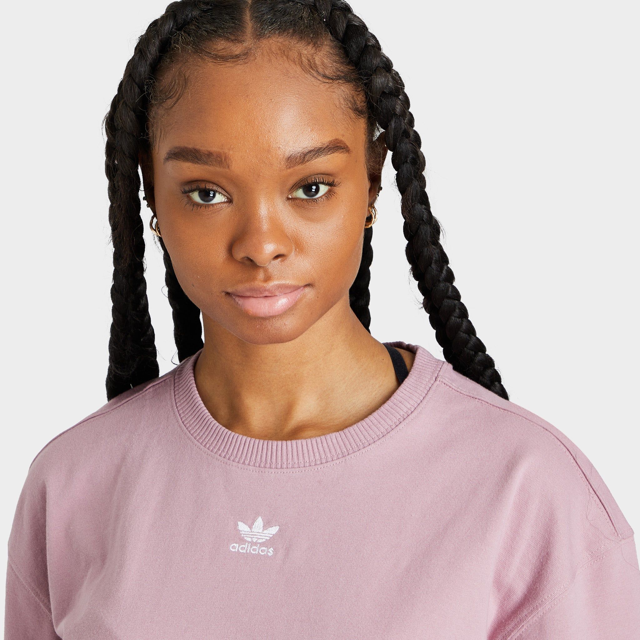adidas Originals Women’s Loungewear Adicolor Essentials T-shirt / Magic Mauve sold by JD Sports product image thumbnail 2