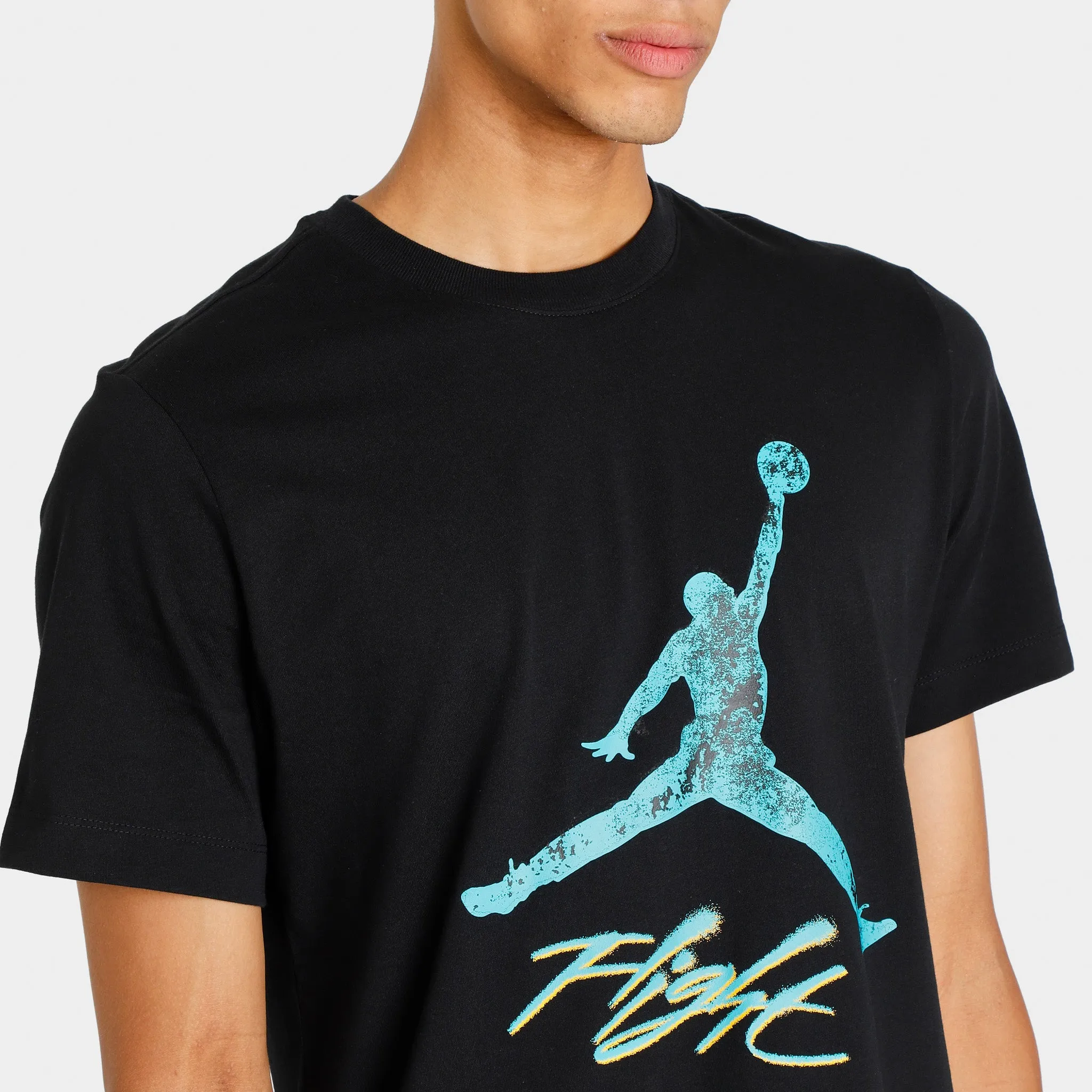 Jordan Essentials Jumpman T-shirt Black / New Emerald - Taxi sold by JD Sports product image thumbnail 3