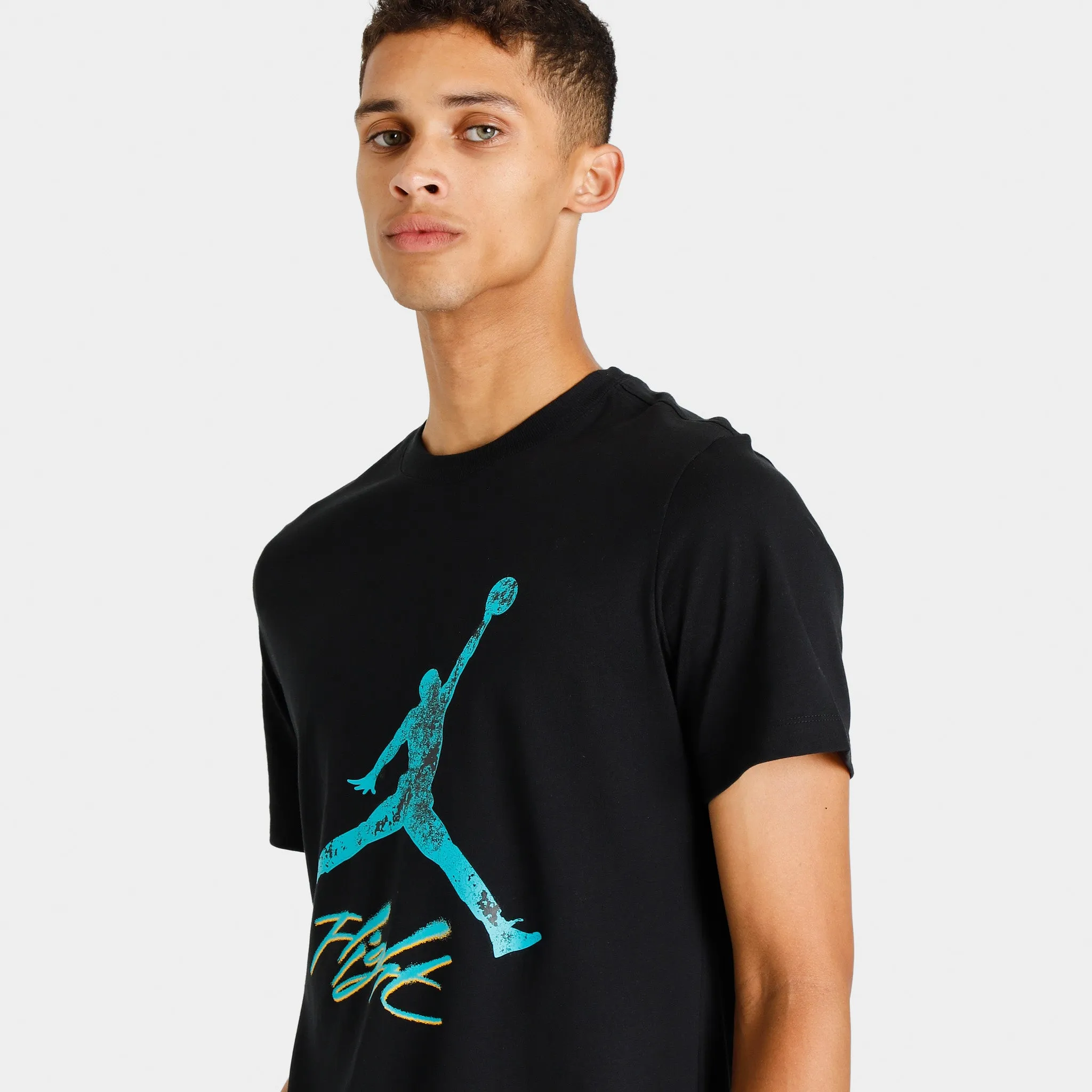 Jordan Essentials Jumpman T-shirt Black / New Emerald - Taxi sold by JD Sports product image thumbnail 4