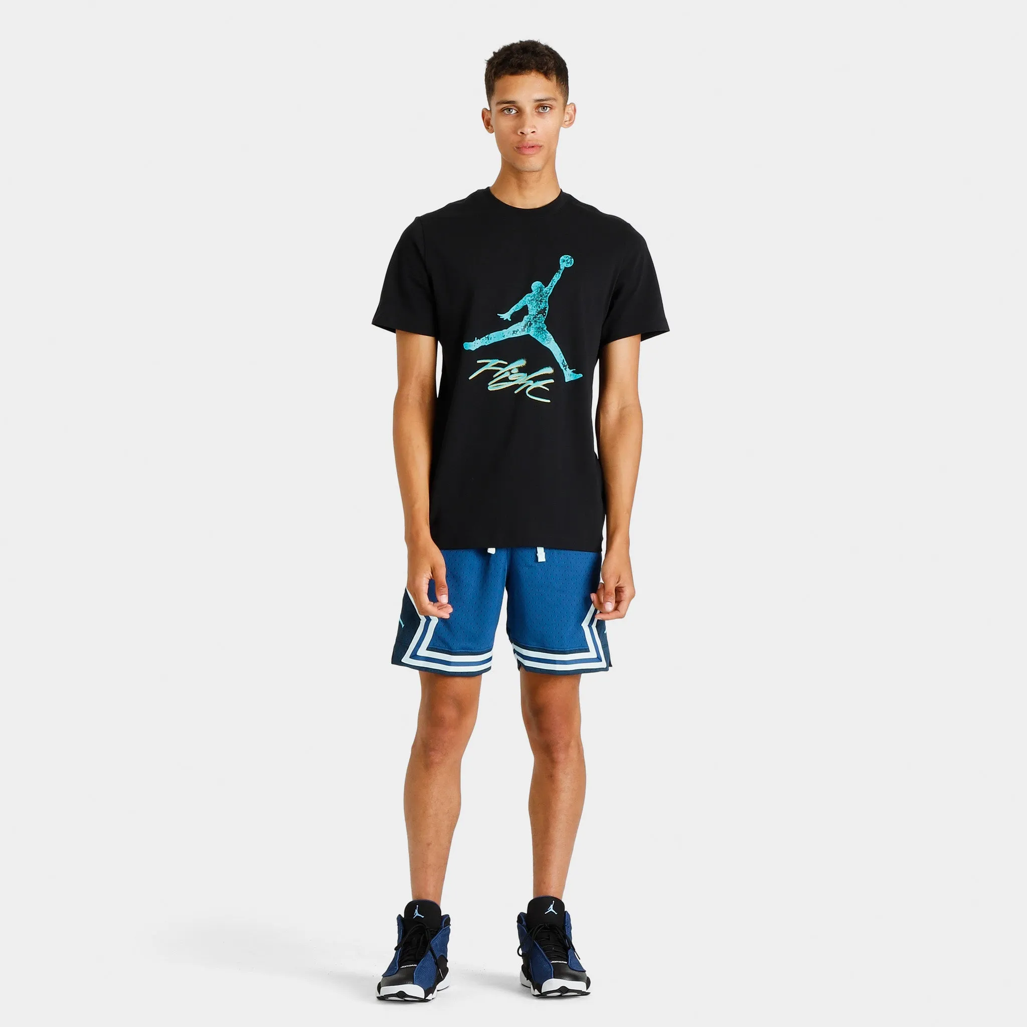 Jordan Essentials Jumpman T-shirt Black / New Emerald - Taxi sold by JD Sports product image thumbnail 5