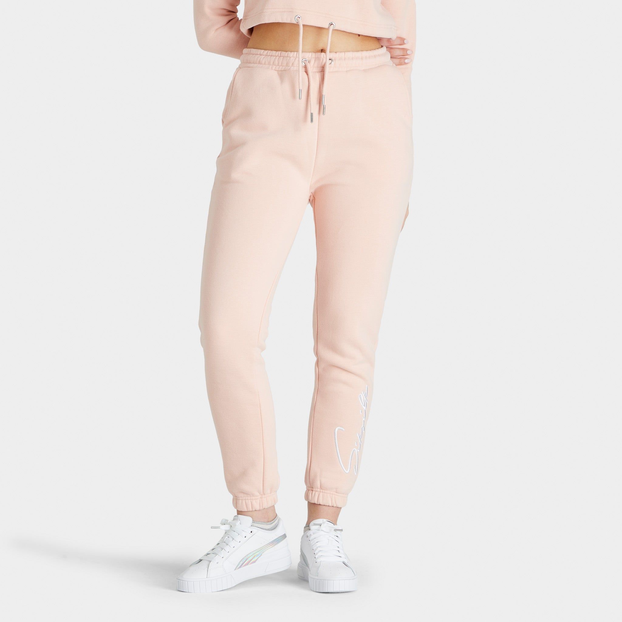 SikSilk Women's Essential Joggers / Pink sold by JD Sports