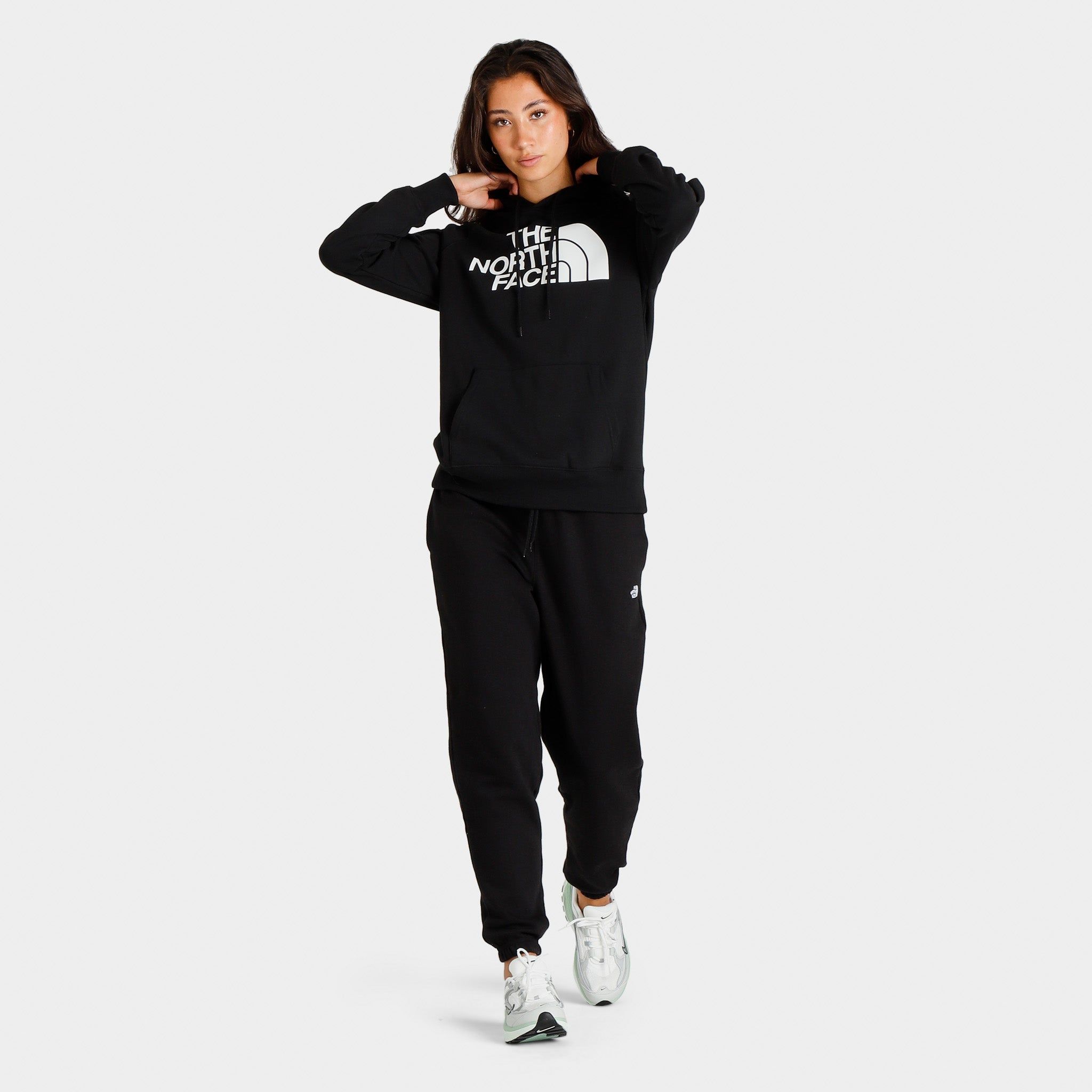 The North Face Women's Half Dome Pullover Hoodie TNF Black / TNF White sold by JD Sports product image thumbnail 5