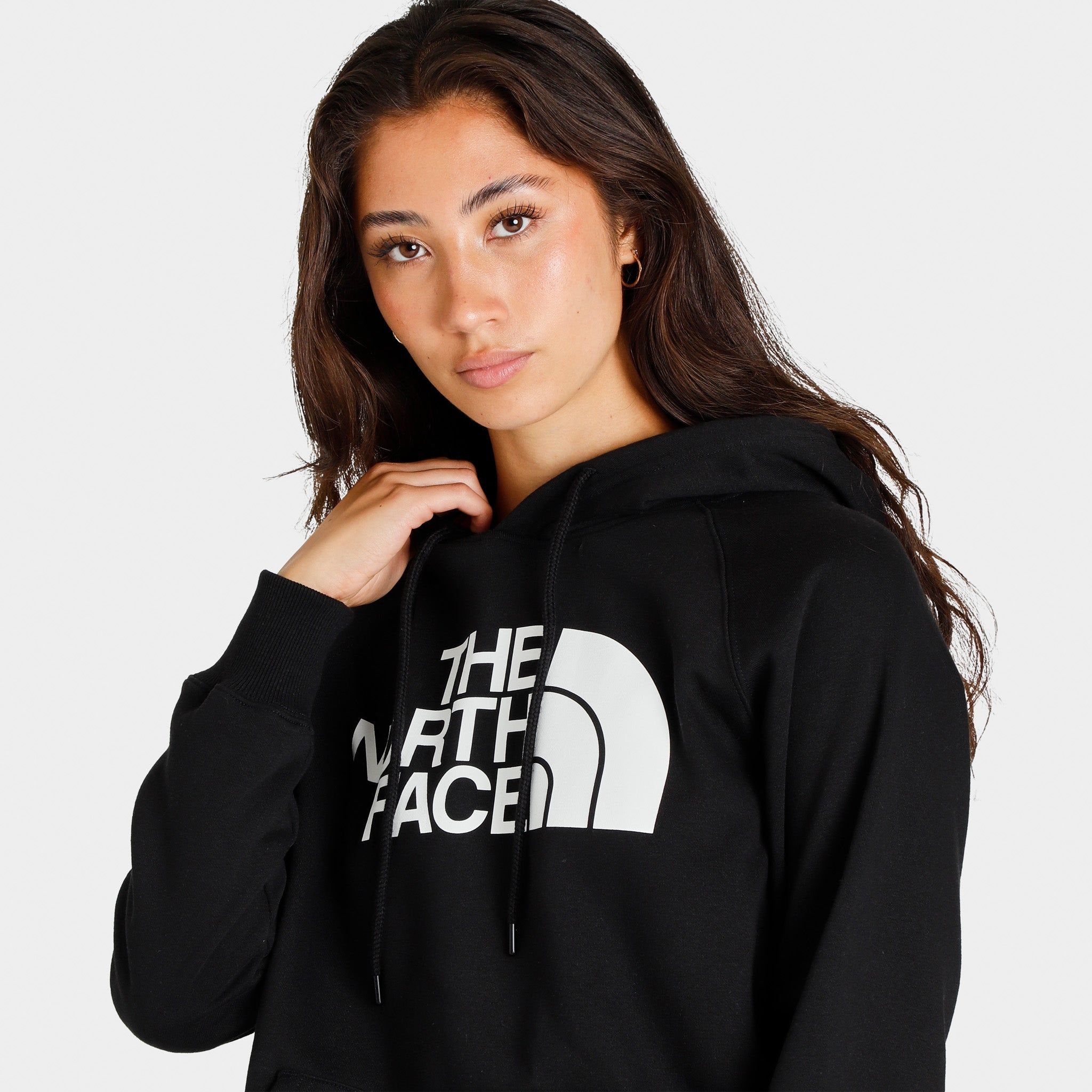 The North Face Women's Half Dome Pullover Hoodie TNF Black / TNF White sold by JD Sports product image thumbnail 3