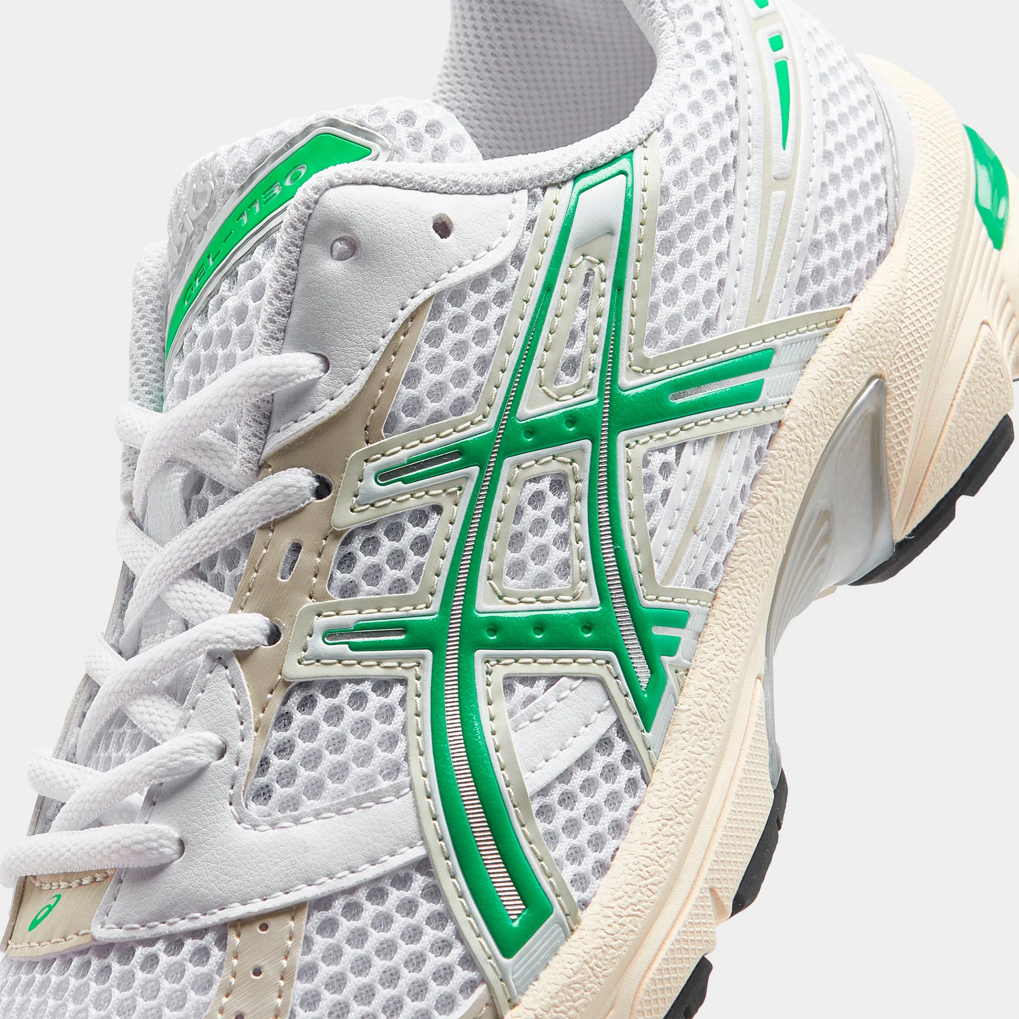 ASICS Women's GEL-1130 White / Malachite Green sold by JD Sports product image thumbnail 3
