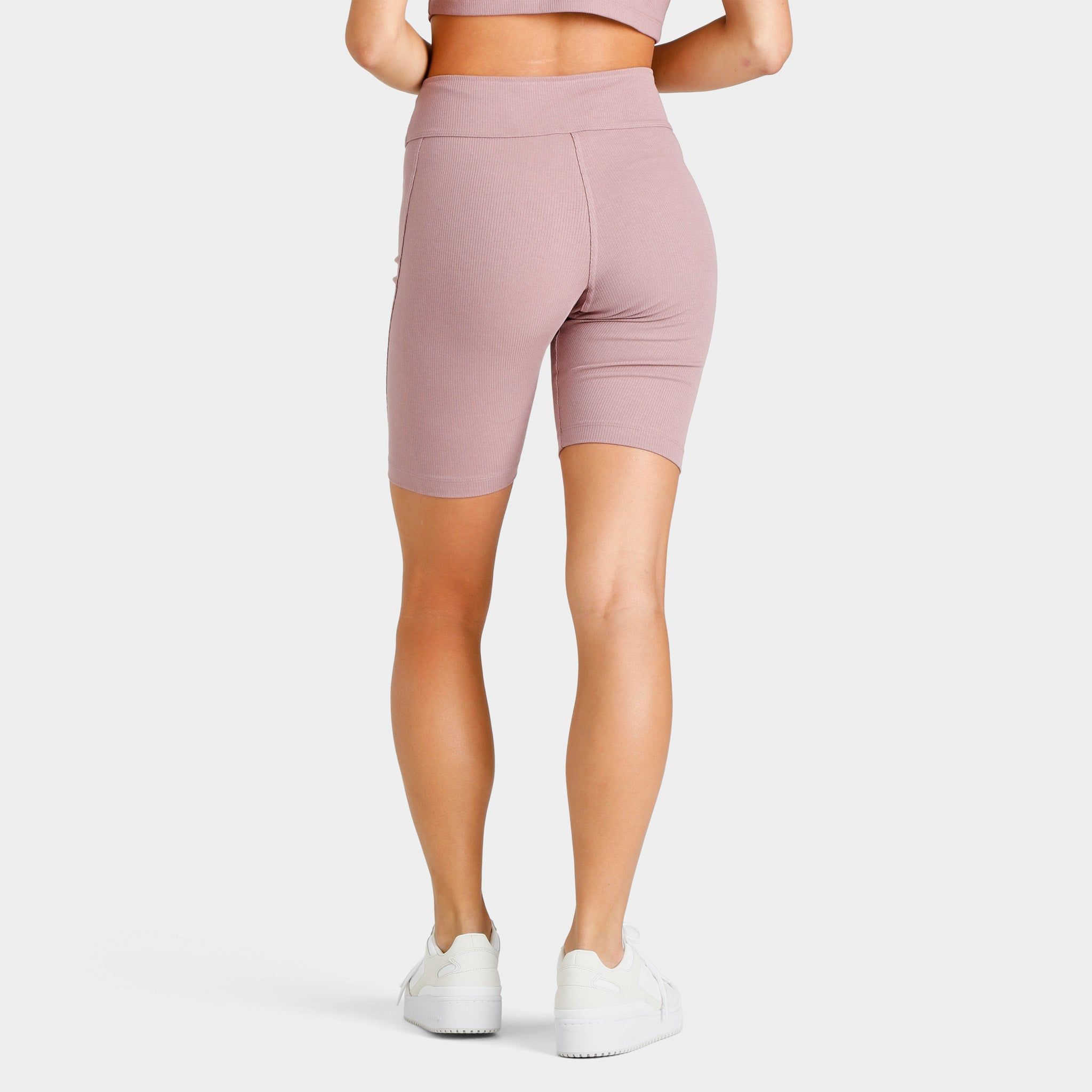 adidas Women's Rib Biker Shorts Purple / Black sold by JD Sports product image thumbnail 2