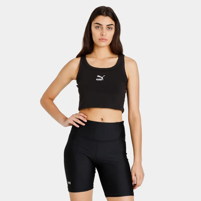 Puma Women's Classics Crop Top / Puma Black sold by JD Sports