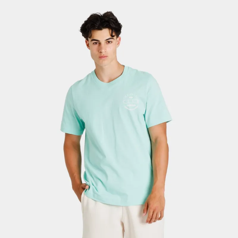 adidas Originals Club Logo T-shirt / Easy Green sold by JD Sports