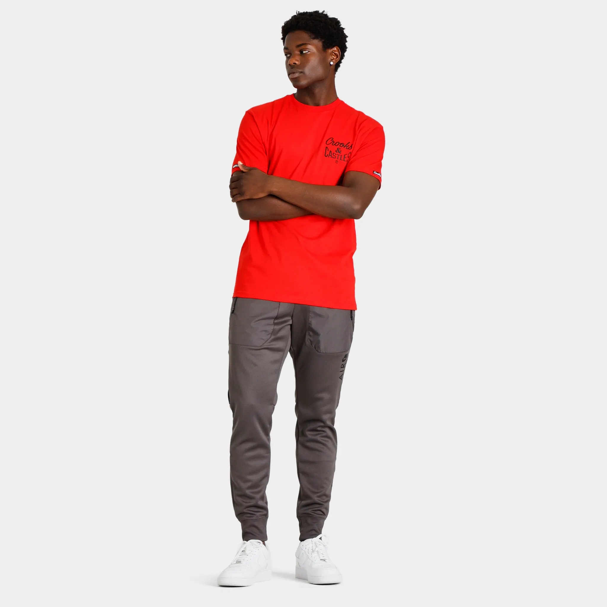 Crooks & Castles Reverse Core Logo T-shirt / Red sold by JD Sports product image thumbnail 3