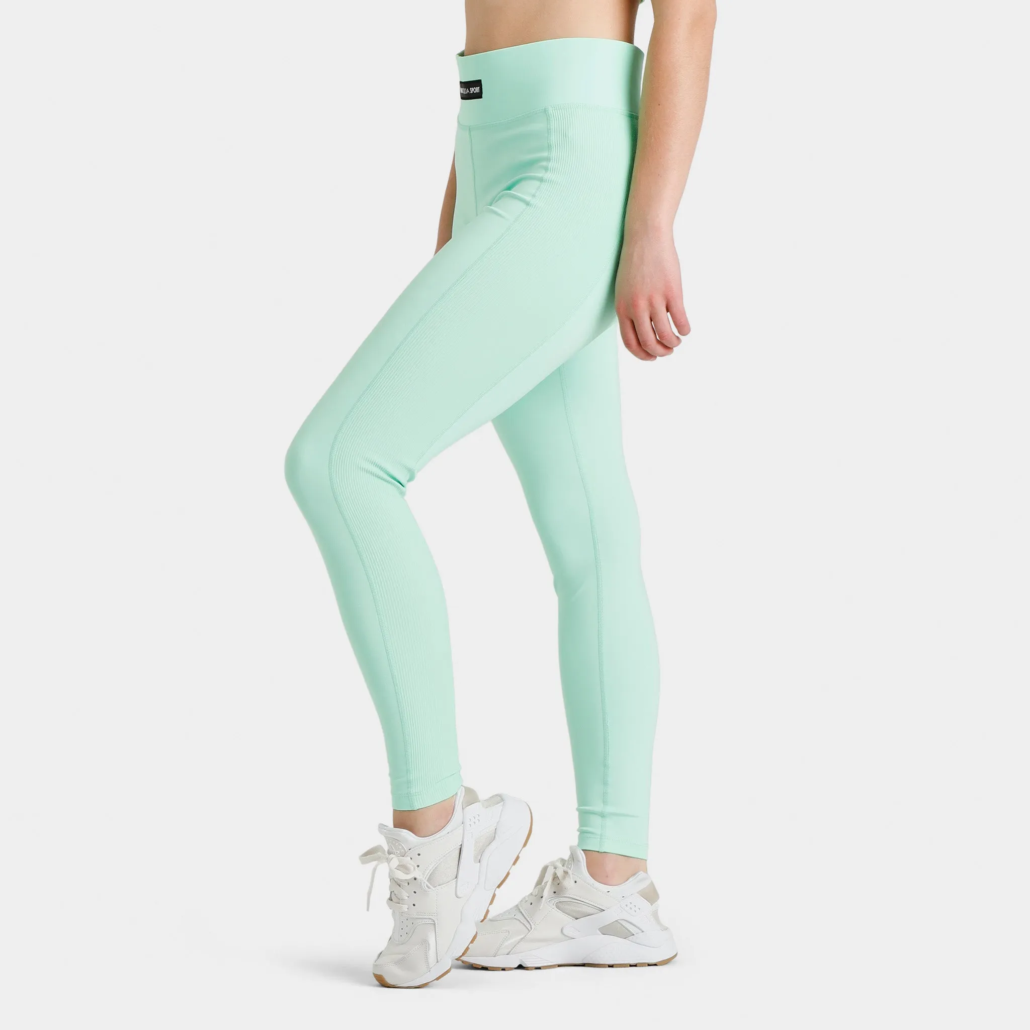 Pink Soda Rib Insert Tights / Ice Green sold by JD Sports product image thumbnail 4