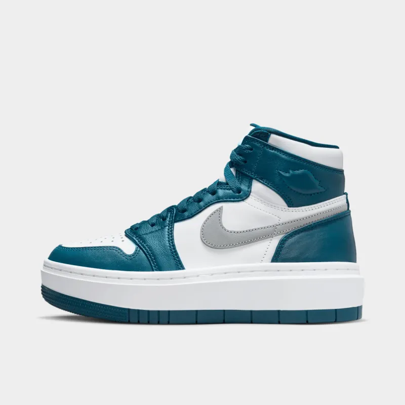 Jordan Women's 1 Elevate High Blue / Light Steel Grey - White sold by JD Sports