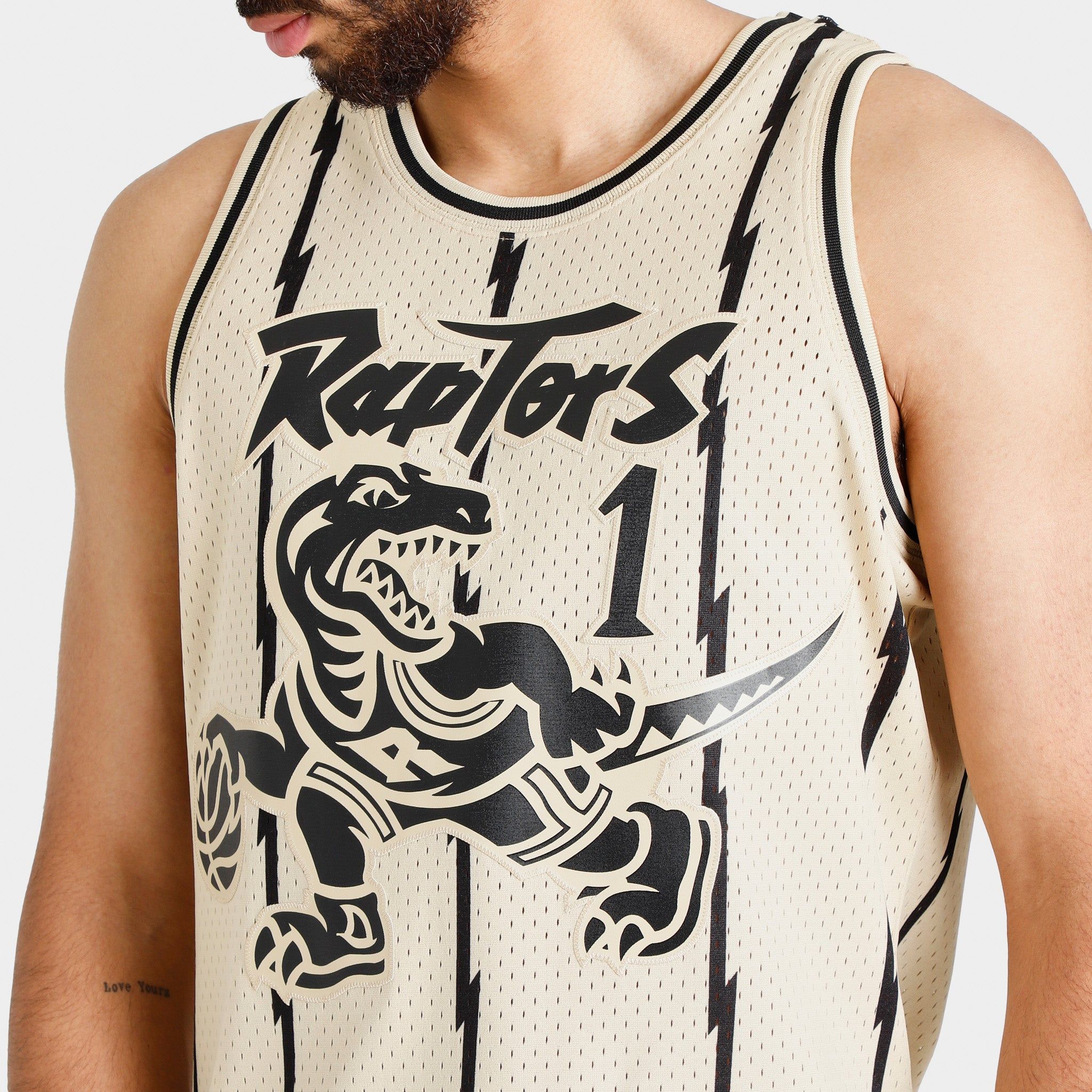 Mitchell & Ness Toronto Raptors Tracy McGrady Swingman Jersey Khaki / Black sold by JD Sports product image thumbnail 4