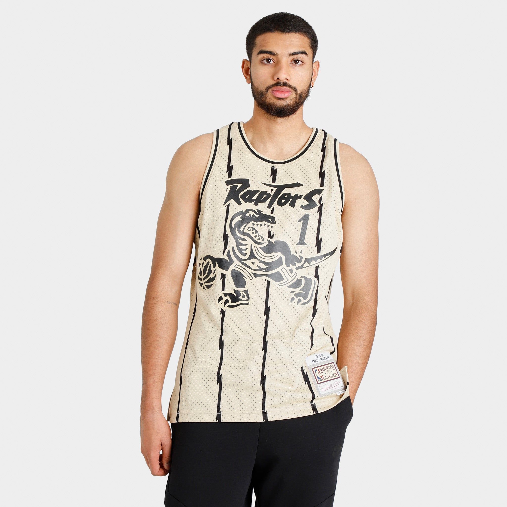 Mitchell & Ness Toronto Raptors Tracy McGrady Swingman Jersey Khaki / Black sold by JD Sports