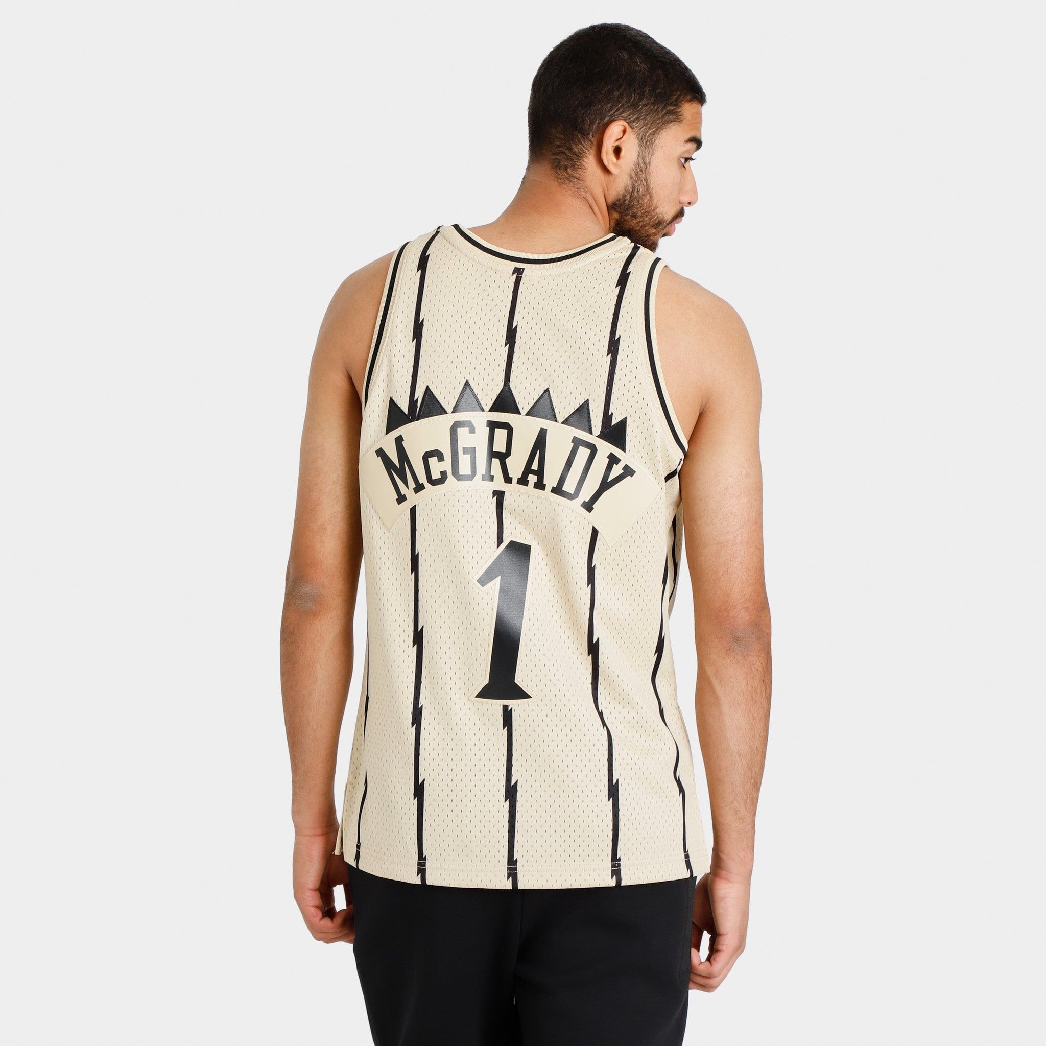Mitchell & Ness Toronto Raptors Tracy McGrady Swingman Jersey Khaki / Black sold by JD Sports product image thumbnail 2