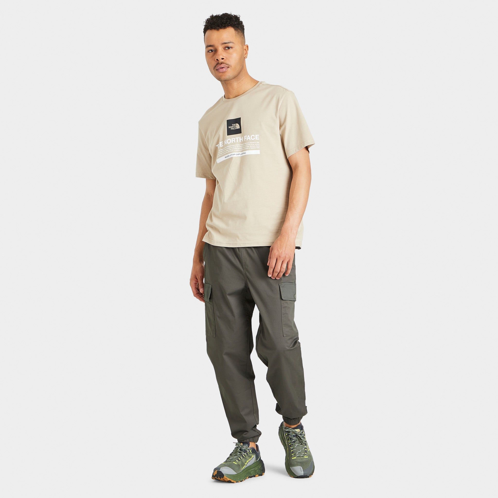 The North Face Text T-shirt / Flax sold by JD Sports product image thumbnail 5
