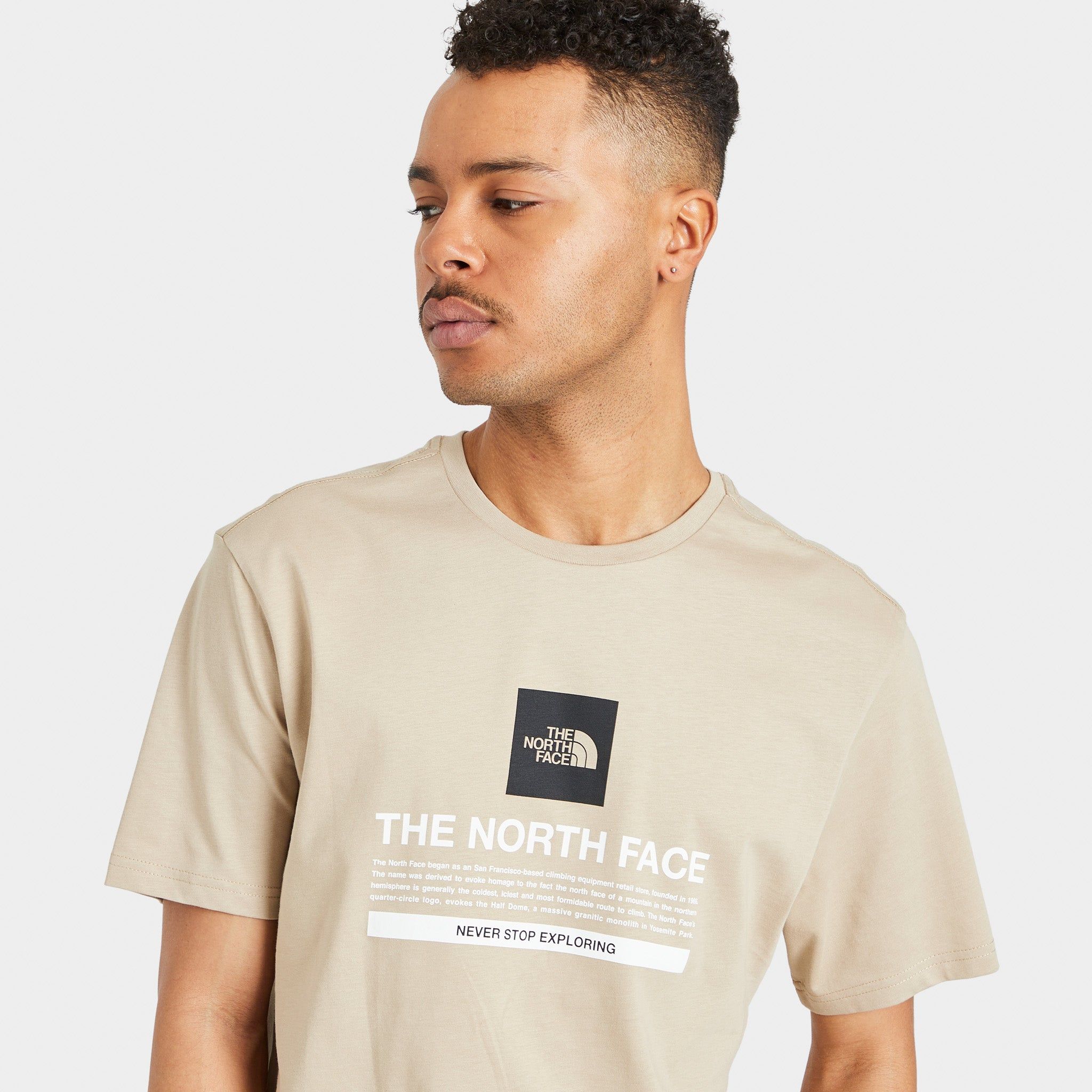 The North Face Text T-shirt / Flax sold by JD Sports product image thumbnail 3