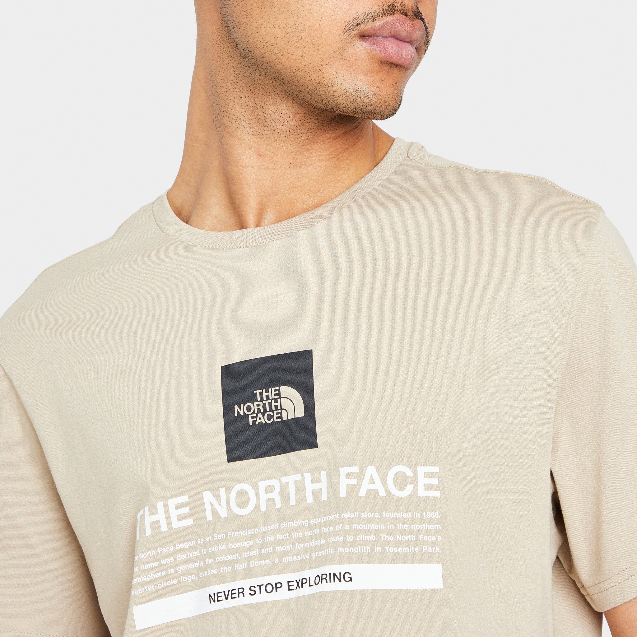The North Face Text T-shirt / Flax sold by JD Sports product image thumbnail 4