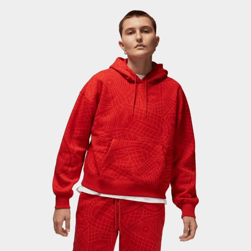 Jordan Women's Brooklyn Fleece Pullover Hoodie / Gym Red sold by JD Sports