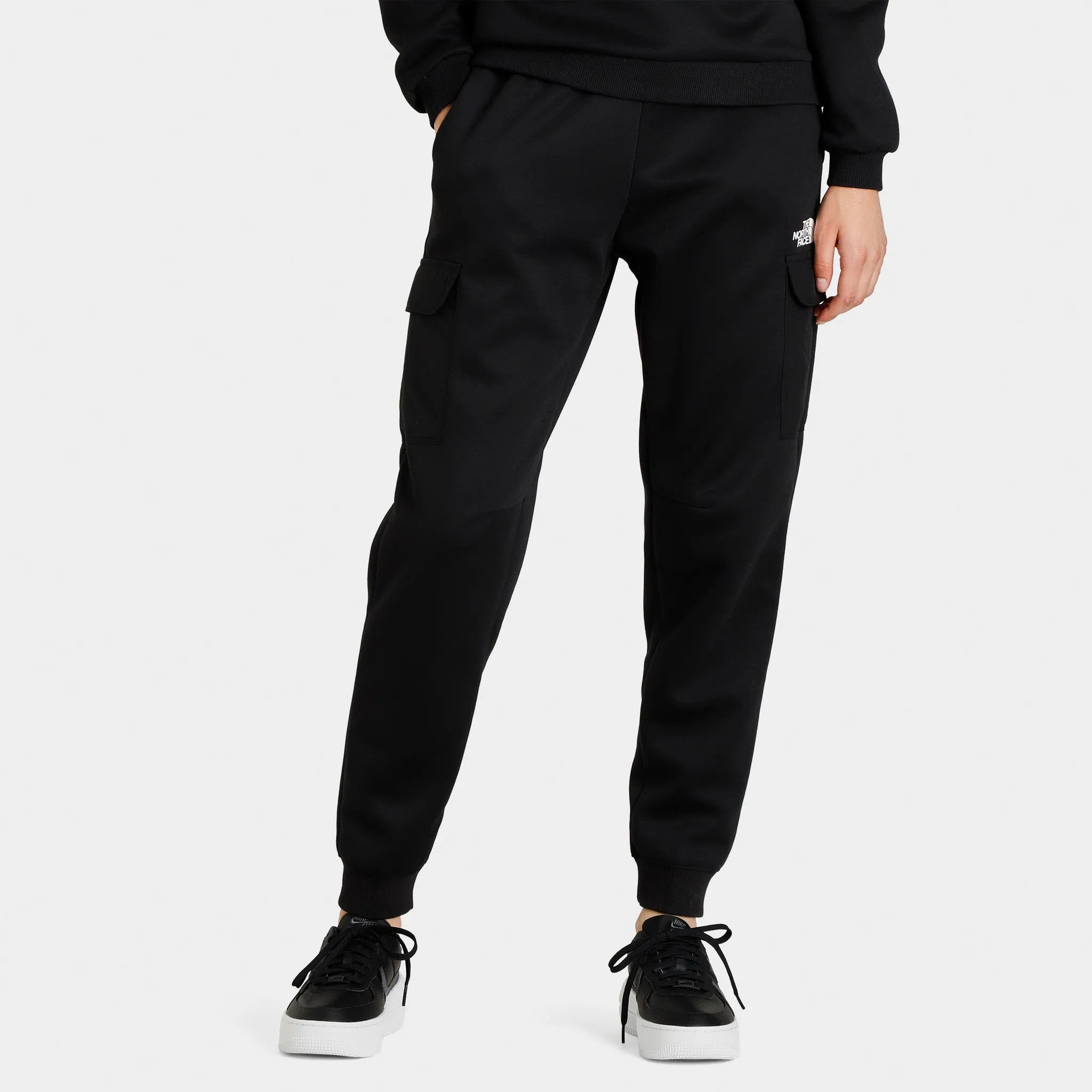 The North Face Women's Fleece Cargo Joggers / TNF Black sold by JD Sports