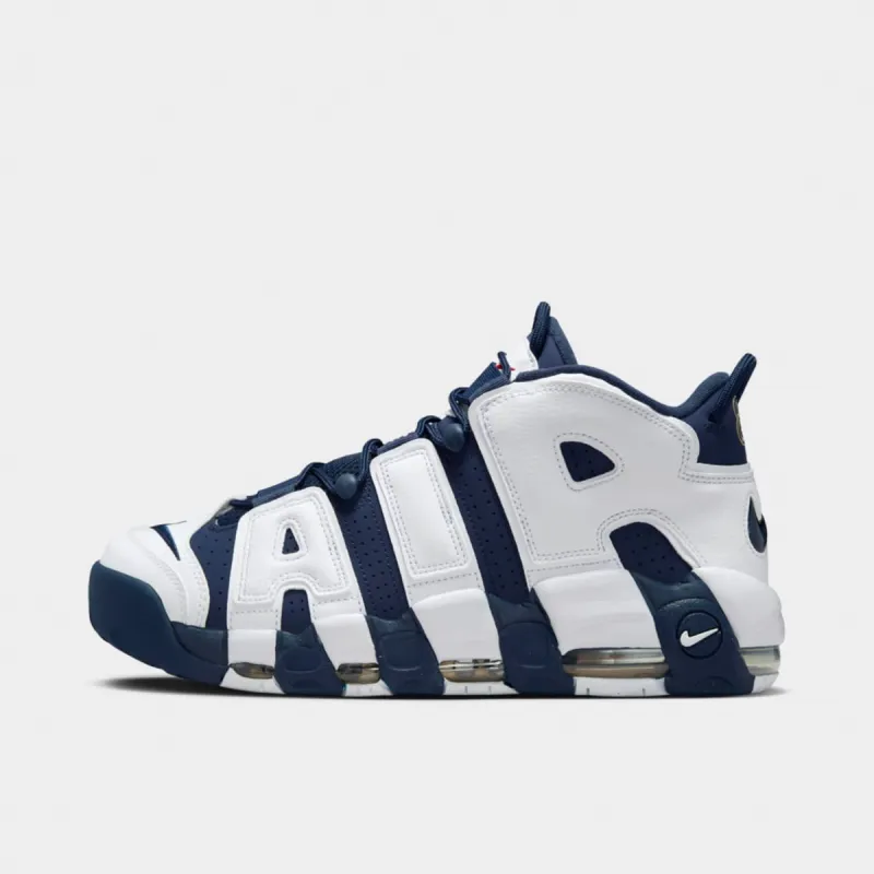 Nike Air More Uptempo '96 White / Midnight Navy - Metallic Gold sold by JD Sports