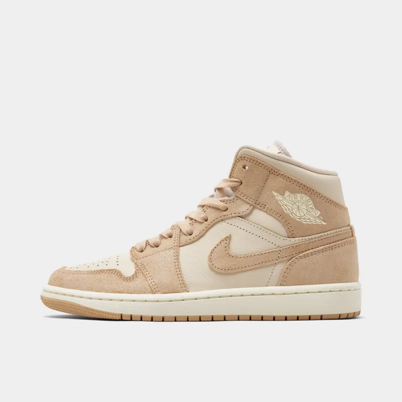 Jordan Women's 1 Mid SE Legend Light Brown / Legend Medium Brown - Sail sold by JD Sports