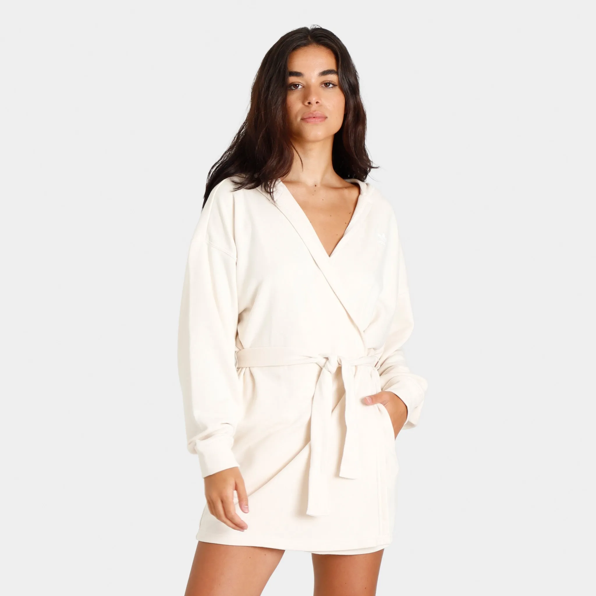 adidas Originals Women’s Hooded Cardigan / Wonder White sold by JD Sports