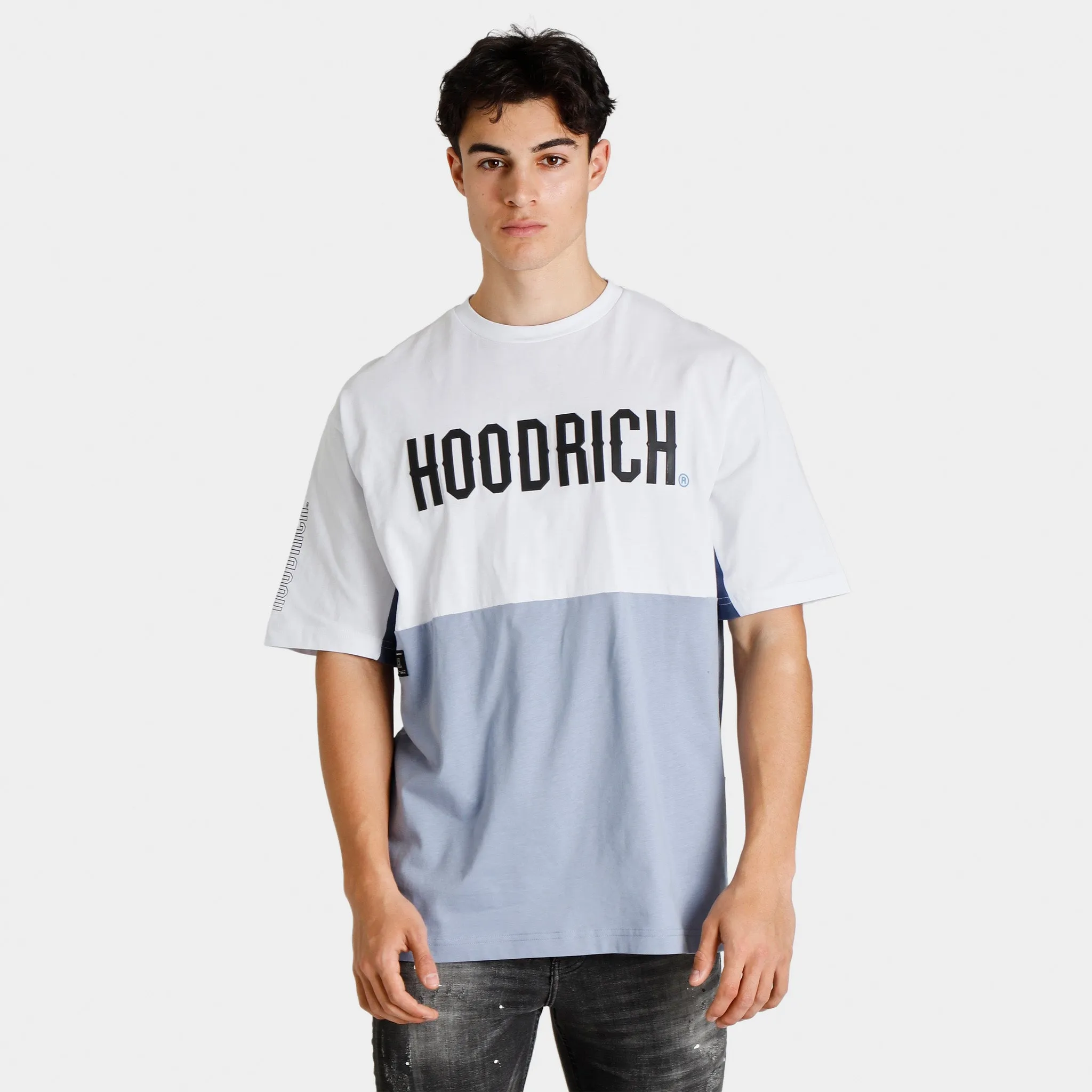 Hoodrich OG Stamp T-shirt White / Tempest - Vintage Indigo sold by JD Sports