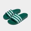 adidas Originals Adilette Slides Collegiate Green / Cloud White - Collegiate Green sold by JD Sports