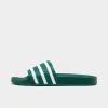 adidas Originals Adilette Slides Collegiate Green / Cloud White - Collegiate Green sold by JD Sports