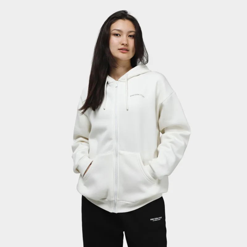 Pink Soda Women's Fleece Full-Zip Hoodie / Moonbeam sold by JD Sports