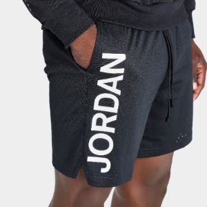 Jordan Dri-FIT Sport BC Mesh Graphic Shorts Black / Black - White sold by JD Sports