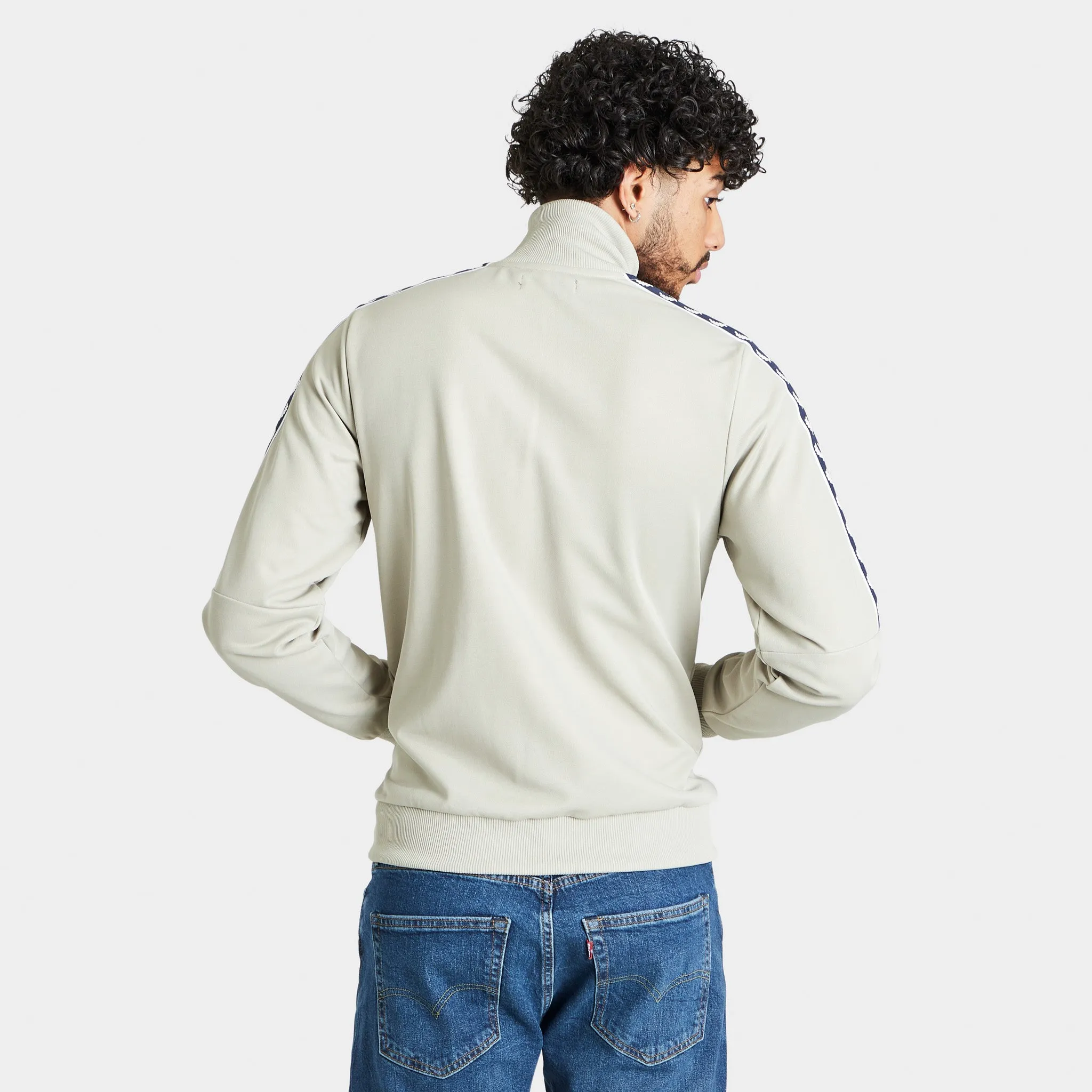 Fred Perry Panelled Taped Track Jacket / Light Oyster sold by JD Sports product image thumbnail 2