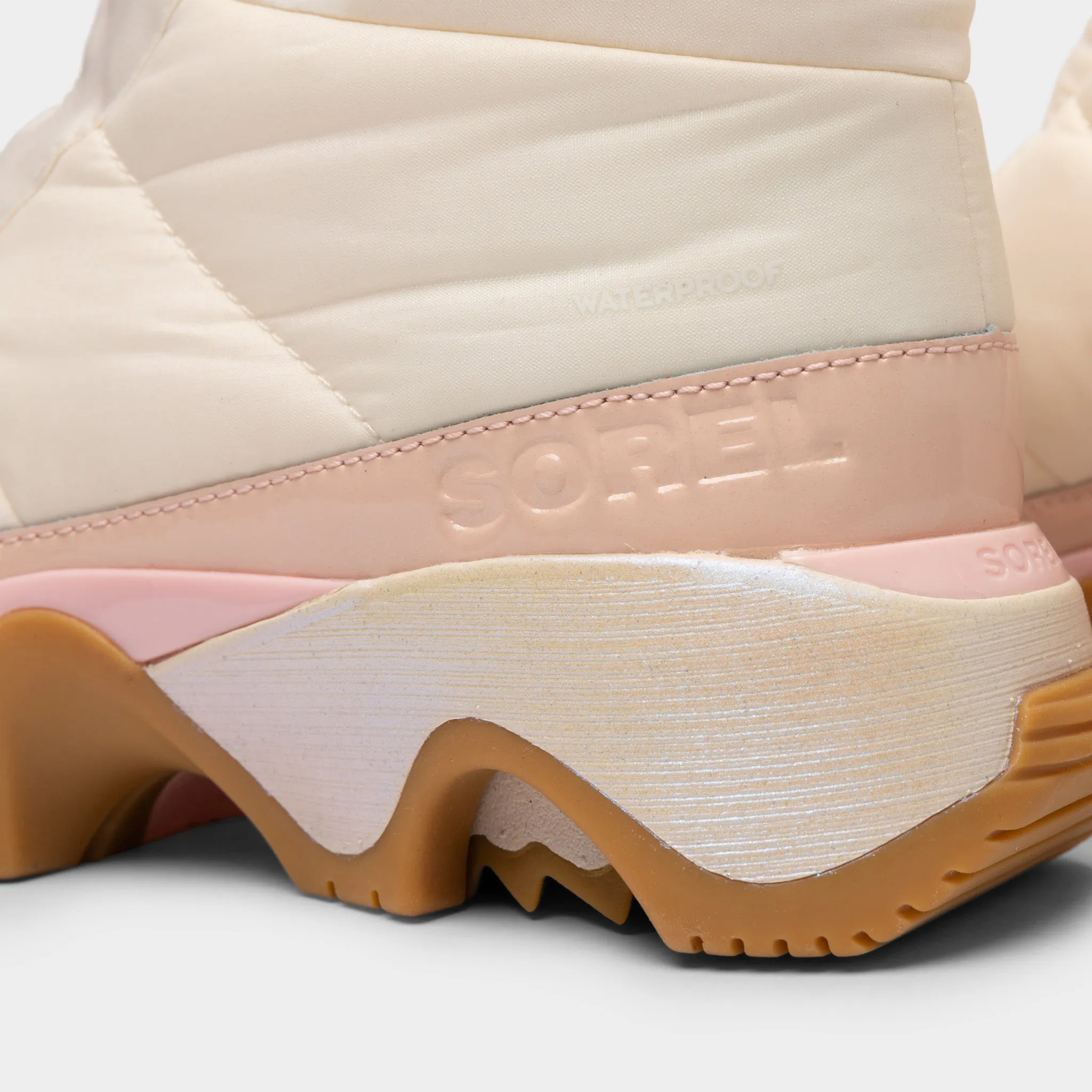 Sorel Women's Kinetic Impact Puffy Zip Boot Chalk / Vintage Pink sold by JD Sports product image thumbnail 3