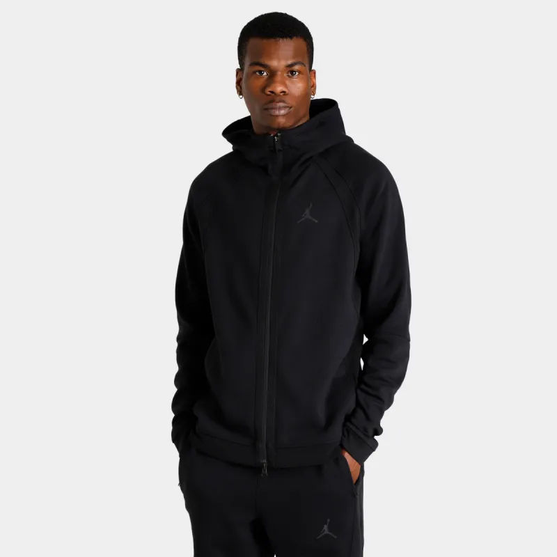 Jordan Dri-FIT Sport Statement Air Fleece Full Zip Hoodie Black / Black - Dark Smoke Grey sold by JD Sports