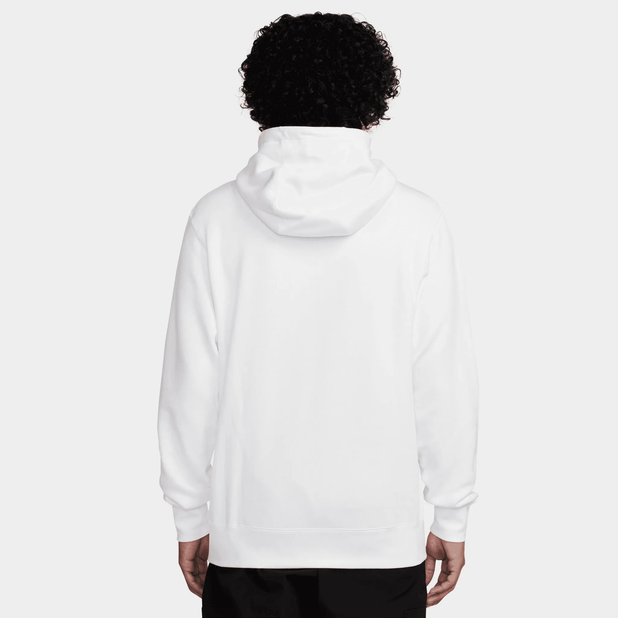 Nike Sportswear Club Fleece Arch Pullover Hoodie White / Safety Orange sold by JD Sports product image thumbnail 2