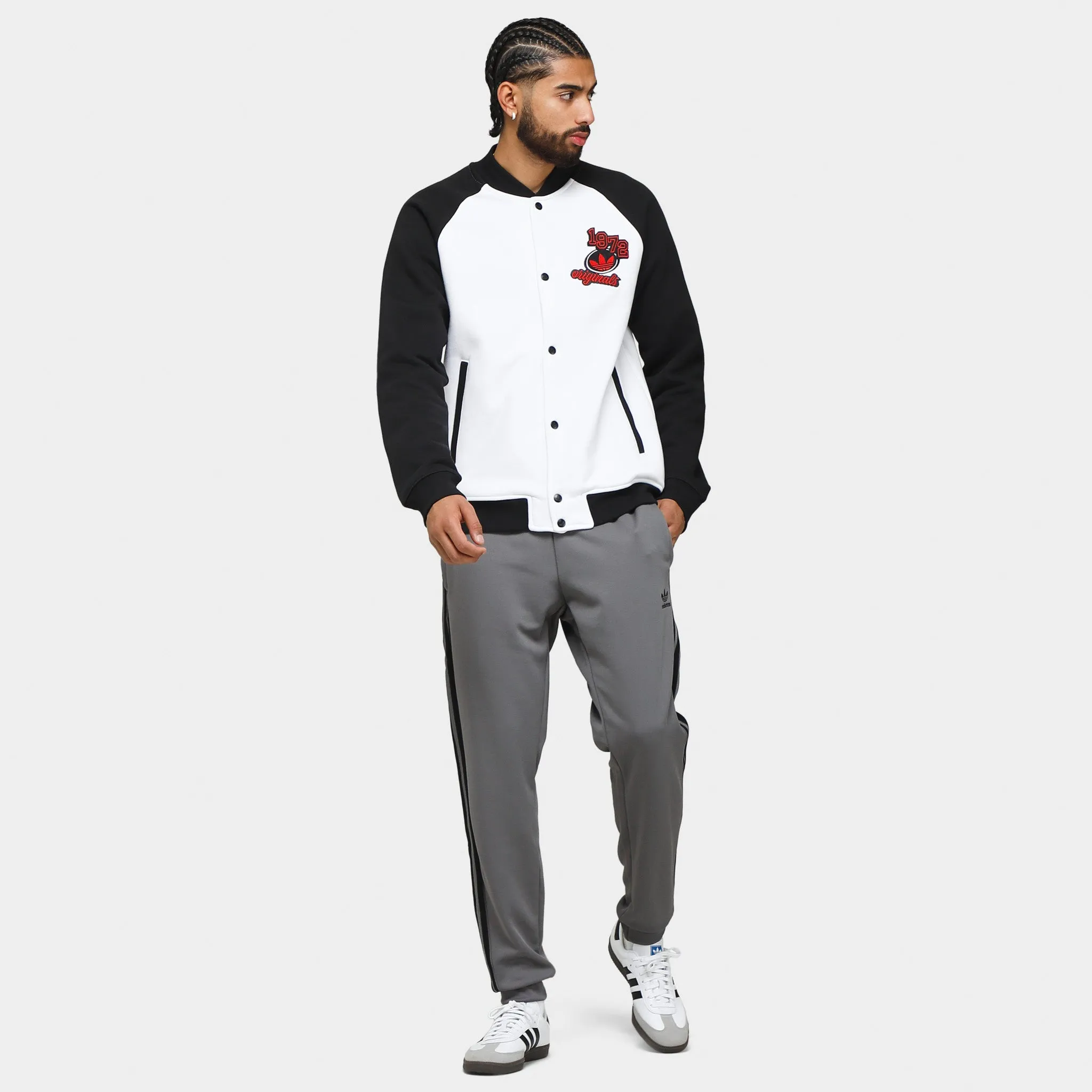 adidas Originals Varsity Jacket White / Black sold by JD Sports product image thumbnail 5