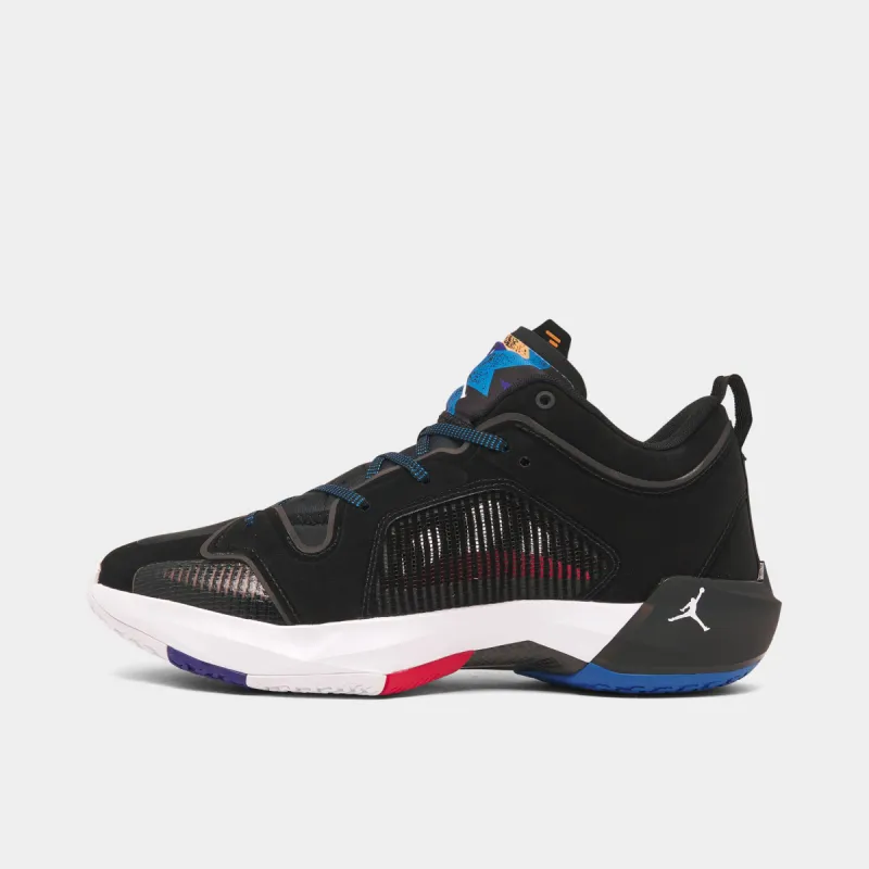 Jordan 37 Low Black / White - University Red sold by JD Sports