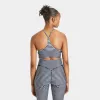 Pink Soda Sport Women’s Gingham Sports Bra Black / Optic White sold by JD Sports