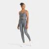 Pink Soda Sport Women’s Gingham Sports Bra Black / Optic White sold by JD Sports
