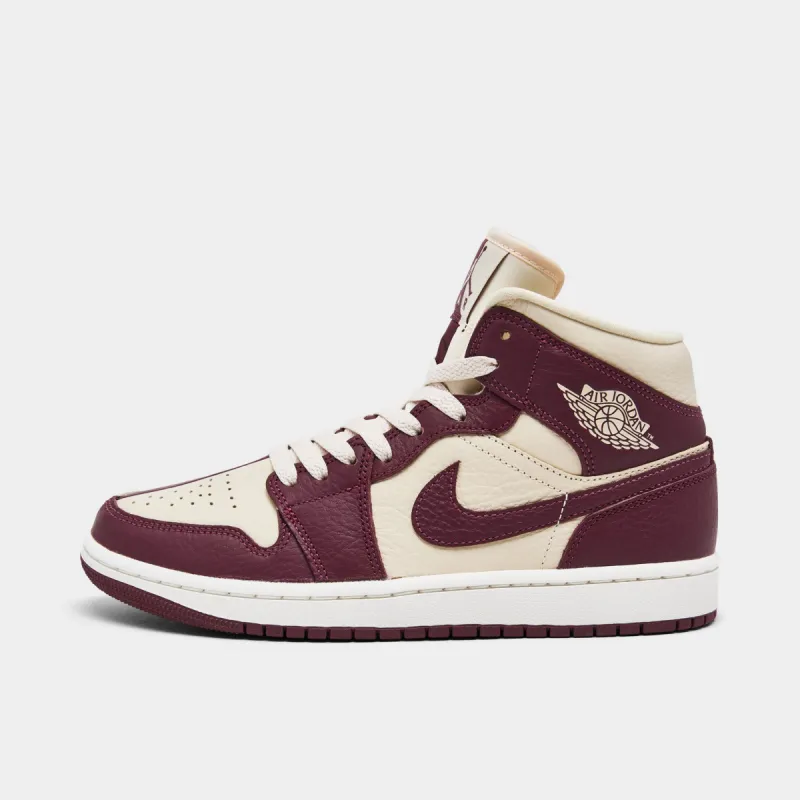 Jordan Women's 1 Mid SE Beach / Cherrywood Red - Sail sold by JD Sports