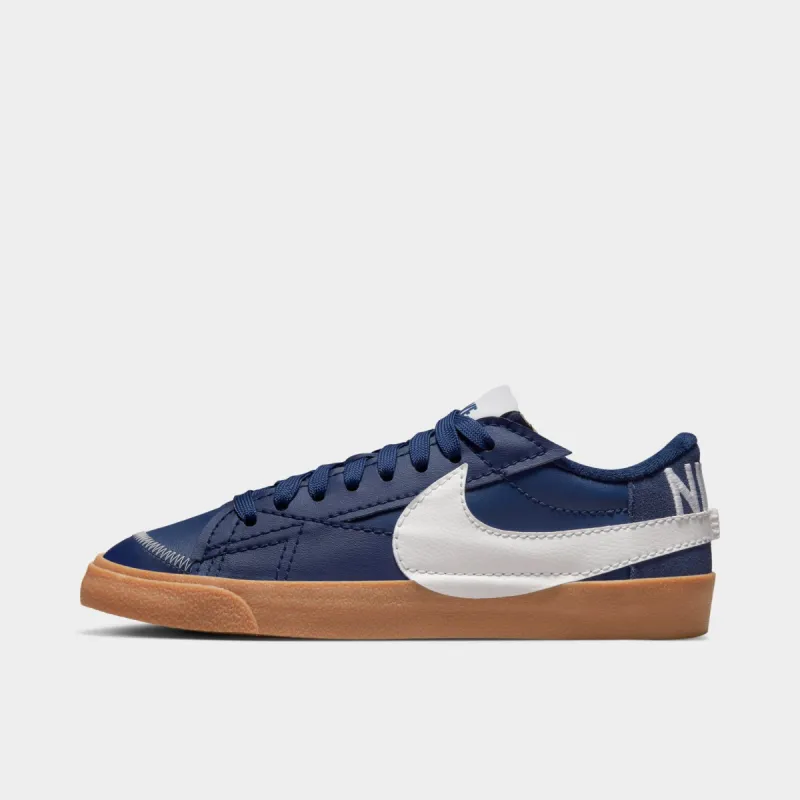 Nike Blazer Low '77 Jumbo Varsity Midnight Navy / Sail - Gum Medium Brown sold by JD Sports