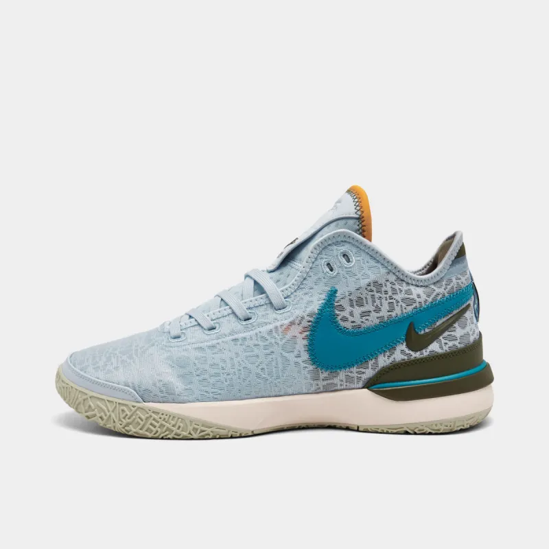 Nike LeBron NXXT Gen Blue Tint / Teal Nebula - Guava Ice sold by JD Sports
