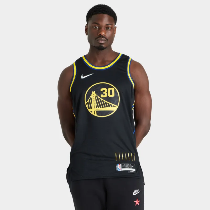 Nike Stephen Curry Golden State Warriors City Edition Jersey '21 / Black sold by JD Sports