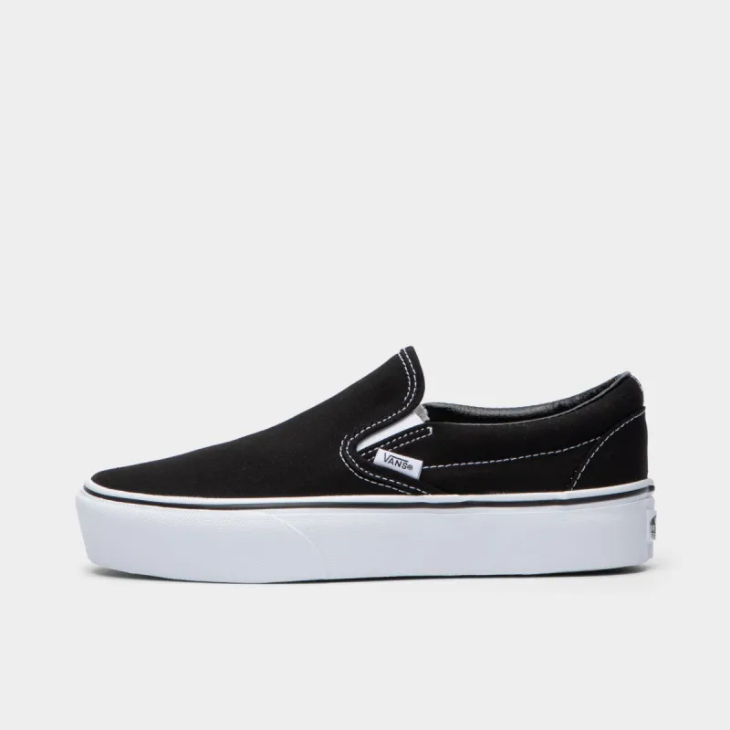 Vans Classic Slip-On Platform / Black sold by JD Sports