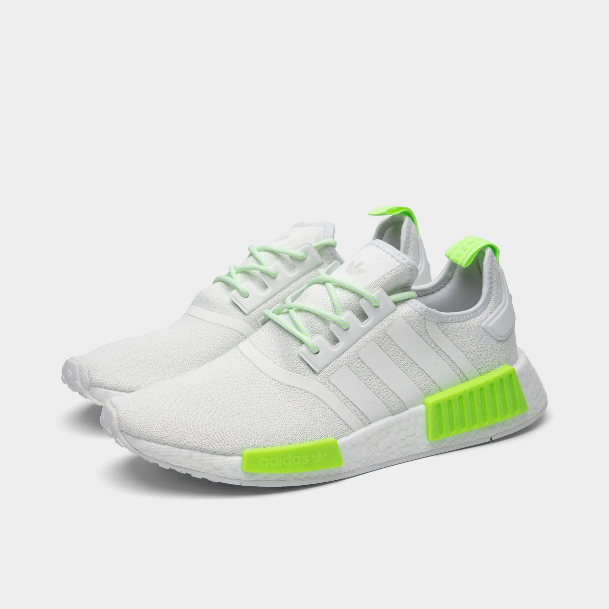 adidas Originals NMD_R1 Crystal White / Cloud White - Solar Green sold by JD Sports product image thumbnail 2