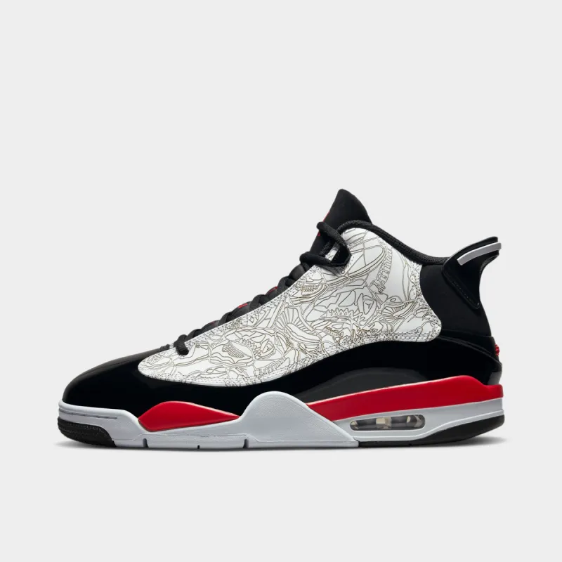 Jordan Dub Zero White / Fire Red - Black sold by JD Sports