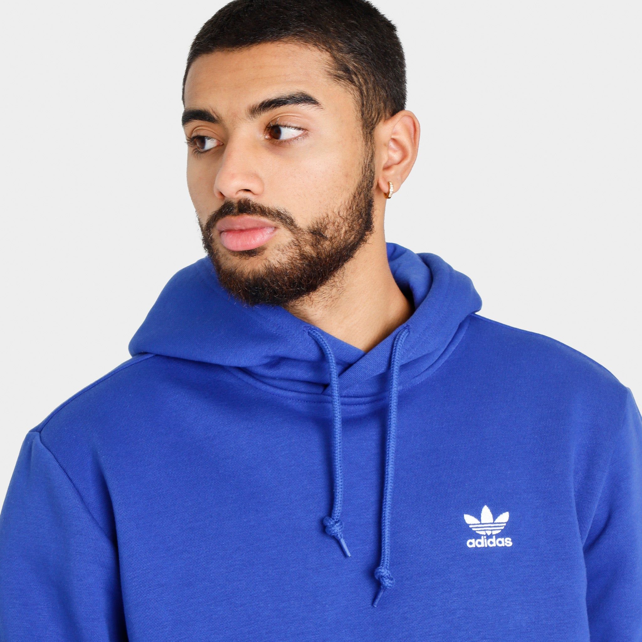 adidas Originals Trefoil Essentials Pullover Hoodie / Semi Lucid Blue sold by JD Sports product image thumbnail 3